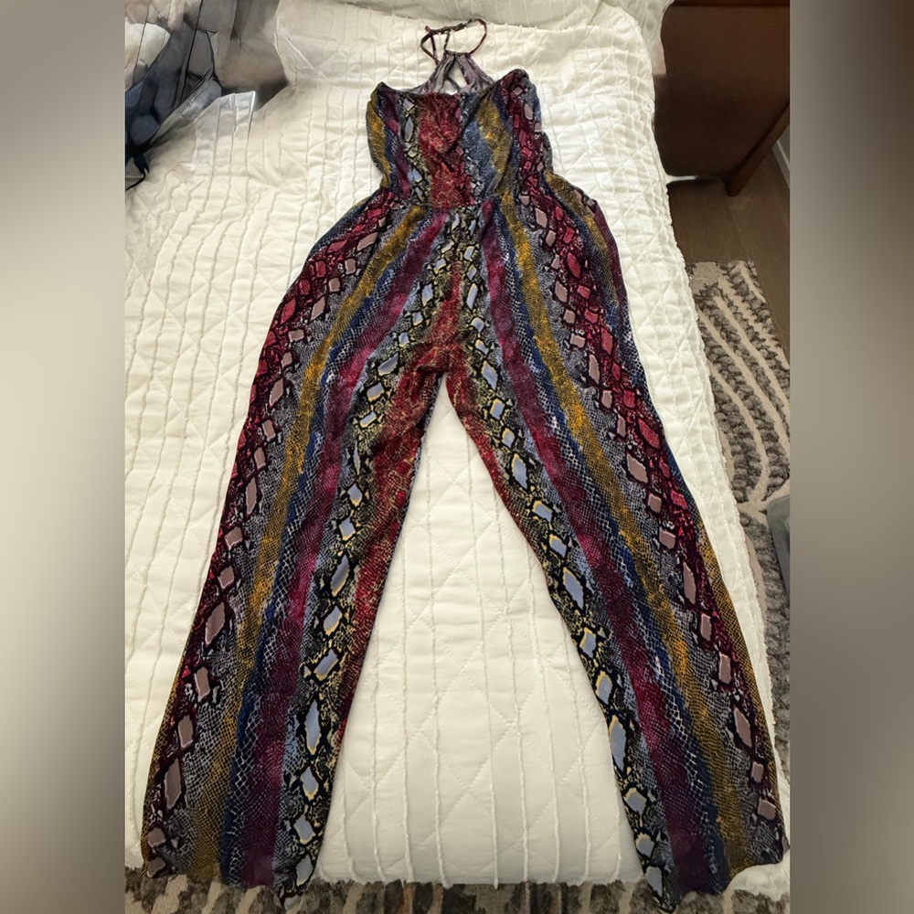 Ella Moss Multicolor Striped Jumpsuit